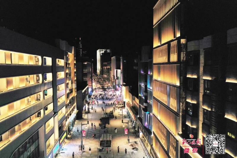 靓爆!荆门中天街,灯光夜景开秀啦!