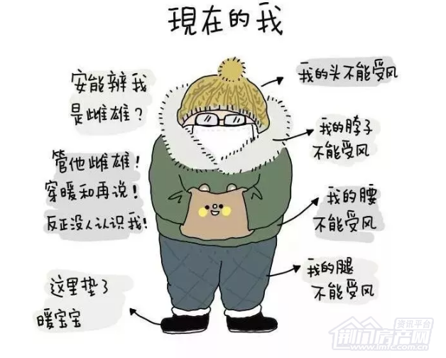 "把我气质都冻没了"有不少网友吐槽道微博上关于过冬的话题多了起来